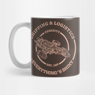 Serenity shipping and logistics (light design) Mug